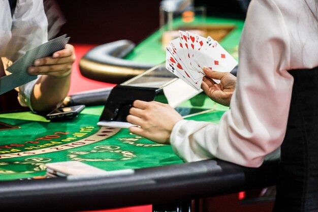 Live Dragon Tiger table with multilingual dealer